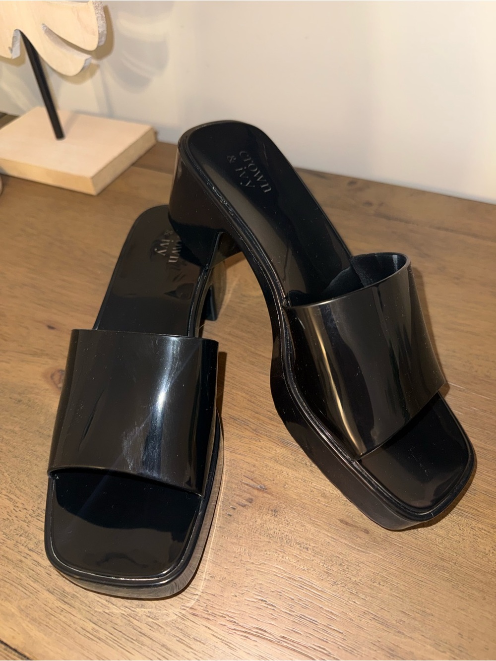 Black Women’s Slide Heels